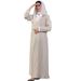 Mq115 Abaya Cardigan Robe Pleated Coat Muslim Arabic Fashion Leather Buttons_ecoleips.com