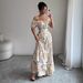 2025 Best-Selling New Women's Elenzga Elegant Long Dress With Open Back And Off-Shoulder Straps_ecoleips.com