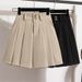 Women's Clothing Large Size Fat Mm Suit Shorts Women Spring And Summer New High Waist A Line Casual Bottoming Outer Wear Wide Leg Hot Pants_ecoleips.com