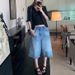 Linen Medium-sleeved Shirt Women's 2026 Summer New Natural Pleated Shirt Waist Top_ecoleips.com