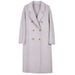 2025 Autumn Winter New Thickened Double-Sided Wool Coat High-End Long Double-Breasted Lace-Up Woolen Jacket For Women_ecoleips.com