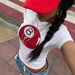 Aria Basics Aria Basics Cross-Border Foreign Trade European American Hot-Selling Women's Summer New Sweet And Spicy Printed T-Shirt_ecoleips.com