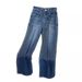 Women's Clothing Clearance sale women's clothing cut label original straight high waist jeans women's spring and summer casual wide leg pants_ecoleips.com