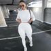 2025 Autumn And Winter New Women's Casual Two-piece Slim Fit Long Sleeve Sports Set_ecoleips.com
