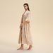 Aria Basics New European American Style Satin Plus-size Pajamas For Women, Spring And Autumn Thin Yao Ting Long-sleeved Long Robe_ecoleips.com