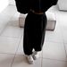 Casual European And American Women's Suit Solid Color Long-sleeved Zipper Hooded Cardigan Elastic Wide-leg Leggings Two-piece Set_ecoleips.com