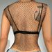 New Sexy Mesh Crop Tops For Women Summer Rhinestones Fashion Party Club See Through Fishnet Tank Hollow Out Backless Top_ecoleips.com