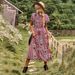 European American Style Women Big Swing Dress Spring Summer Waist Cinched Slimming Elegant Dress_ecoleips.com