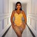 Women's Clothing Elastic Net Hot Diamond Sexy Color Diamond Hip Dress_ecoleips.com