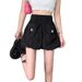 Lantern Shorts Women's Spring And Summer Outer Wear Elastic High-waisted Loose Casual Fluffy Pants_ecoleips.com