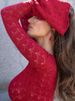Winter Slim Maxi Dress Elegant Long Knitted Ruffle Dress Women Sexy 2025 Autumn Retro Flared Sleeve Hollow Evening Party Dresses_ecoleips.com