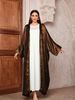 Women's Clothing Outer Middle Eastern Muslim Gold Stamped Robe Dubai Turkish Ladies Robe_ecoleips.com