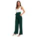 New European And American Fashion Women's Trousers, Casual Versatile Wide-leg With Belt, Elegant Workwear Pants For The_ecoleips.com