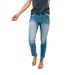 Summer New Style Simple Washed Mid-Waist Straight-Leg Jeans Europe And America 2023 Cross-Border Casual Versatile_ecoleips.com