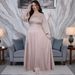 Muslim Women's Hot Diamond Belt Long Dress Evening Dress Long Dress_ecoleips.com