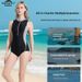 Aria Basics One-Piece Racing European And American Style Zipper Sports Swimsuit, New Tight-Fitting Women's Clothing Wholesale For_ecoleips.com