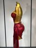 Sparkly Red Diamond Sexy Top Two Pieces Set Women Celebrate Party Luxury Birthday Nightclub Performance Dancer Stage Outfit 9D2E_ecoleips.com
