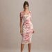 Women's Summer Fashion Retro Print Pleated Dress_ecoleips.com