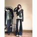 Women's Sports Suit For Spring And Autumn, Korean Style, Loose Fit, Slimming, Fashionable, Youthful, Hooded Sweatshirt,_ecoleips.com