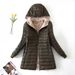 Women’s Longline Fleece-Lined Hooded Coat – Slim Fit Striped Winter Jacket With Cotton Padding For Casual & Office Wear_ecoleips.com
