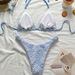 Sexy Floral Print Bikini Swimwear European And American Style Two Piece Swimsuit Tie Up Ins Fresh Cute 2025 Foreign Trade_ecoleips.com