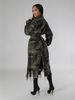 Women's Edgy Camo Windbreaker – Distressed Long Jacket With Ripped Detailing, Streetwear Outerwear (Light Green/Dark Green)_ecoleips.com