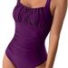 New European And American Sexy Women's Solid Color One Piece Bikini Swimsuit Hot Selling Swimsuit Bikini_ecoleips.com