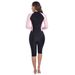 Women's Quick Drying One Piece Surf Suit Long Sleeve Zipper Design Sun Protection Jellyfish Style for Diving And Swimming_ecoleips.com