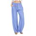 2023 New Cross-Border Women's Fashion European And American Style . Plus Size Loose Cotton Linen Casual Long_ecoleips.com