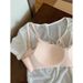 girl Seamless Underwear Women Small Chest Push Up Summer Thin No Steel Ring Plaid Breathable Girl Lace Bra Cover_ecoleips.com