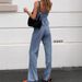 Women's Clothing Wide Leg Pants Two Piece Design Fashionable Commuting Personality_ecoleips.com