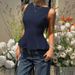 Women's Sleeveless Fitted Waist Top With Ruffled Hem Versatile Style Backless Design Bow Tie_ecoleips.com