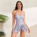 Women's Clothing New Sports Style One Piece Swimsuit Skirt Style One Piece Swimsuit Female_ecoleips.com