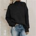 K Womens High Neck Sweater; Pullover; Knitted Top; Cardigan; V-neck;Cable-knit; Turtleneck; Cowl Neck Mock Neck; Boat Neck; Crew Neck; Roll Neck; Polo_ecoleips.com