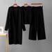 Women’s Clothing Autumn and winter sweater cardigan jacket versatile bottoming shirt new women's wide leg pants fashionable three piece suit_ecoleips.com