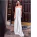 New Arrival One Shoulder Straight Jumpsuit Dress Slim Fit Long Sleeve Long Pants Women Daily Casual Party Wear_ecoleips.com