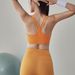New European And American Style Sports Women, Two-piece Yoga Tank Top, Shockproof Training Running Fitness Bra For_ecoleips.com
