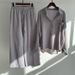 Women's Clothing Retro High Waist Two Piece Suit Plus Size Cotton Linen Blend Loose Trousers And Shirt Set For Spring/Autumn_ecoleips.com