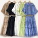 Women's Clothing Light Luxury Lace Hollow Lace Shirt Elastic Waist A Line Skirt Suit_ecoleips.com