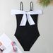 Women's Clothing Retro One-piece Swimsuit Suit With Gauze Skirt_ecoleips.com