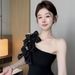 Pure Desire Style Tube Top Summer New Super Fairy Beautiful Bow Off-Shoulder Slim Fit Elegant Short Vest For Women_ecoleips.com