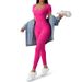 Women's Clothing New Short Sleeved Trousers Jumpsuit With Chest Pads Fitness Clothes Seamless Thread Yoga Jumpsuit_ecoleips.com