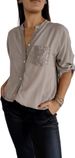 K New Fashion Beaded Long Sleeve Women's Shirt_ecoleips.com