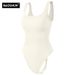 Women's Clothing No Padded Seamless Shoulder Strap Vest Yoga Jumpsuit Body Shaping Threaded Jumpsuit Sports Jumpsuit Custom Yoga Suit_ecoleips.com