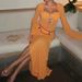 Casual Hight Waist Holiday Cover Up Dress Sexy Deep V Neck Hollow Slim Beach Dress Summer Fashion Flared Sleeve Solid Long Dress_ecoleips.com