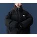 Women's Clothing Chic Winter Puffer Jacket - Oversized Short Coat With Fleece Lining, Lightweight & Stylish, Trendy Streetwear For Casual & Office_ecoleips.com
