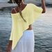 DiYun European And American Casual Vacation Versatile Semi-sheer Shawl Top Knitted Women's Clothing 2026 Summer_ecoleips.com