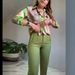 Summer Women's Fashion Two Piece Suit Slim Trousers Printed Tops European American Style New Clothing_ecoleips.com