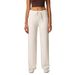 Aria Basics Cross-border Women's Casual With Pockets, Sweatpants, Cross-border Foreign Trade Loose-fitting Sports Outdoor Wide-leg_ecoleips.com