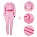 Women's Fashion Three Piece Set Velvet Drawstring Hoodie With Cotton Vest And Jogging Pants_ecoleips.com